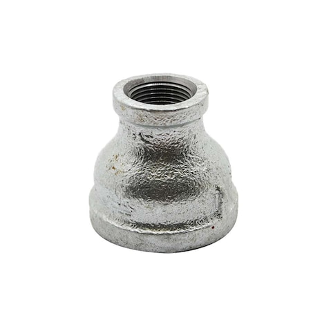 Thrifco Plumbing 3/4 Inch x 1/4 Inch Galvanized Steel Reducer Coupling 5218034
